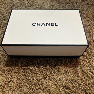 CHANEL Authentic Chanel Empty Gift Box New Condition 8.75"X5.5"X3" Black White